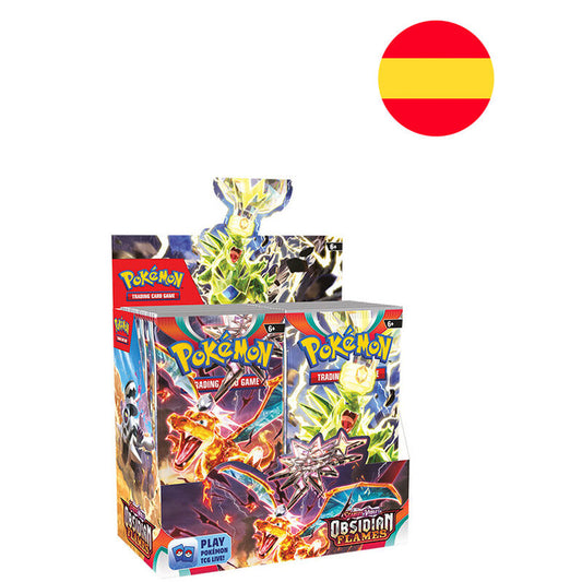 Caja 36 Llamas Obsidianas Escarlata y Pupura Pokemon español   Pokémon TCG
