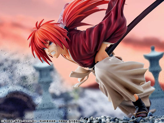 Figura Rurouni Kenshin: Meiji Kenkaku Romantan Kyoto Douran Estatua PVC 1/6 Kenshin Himura Amakakeruryuunohirameki Ver. 26 cm