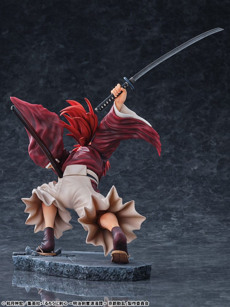 Figura Rurouni Kenshin: Meiji Kenkaku Romantan Kyoto Douran Estatua PVC 1/6 Kenshin Himura Amakakeruryuunohirameki Ver. 26 cm