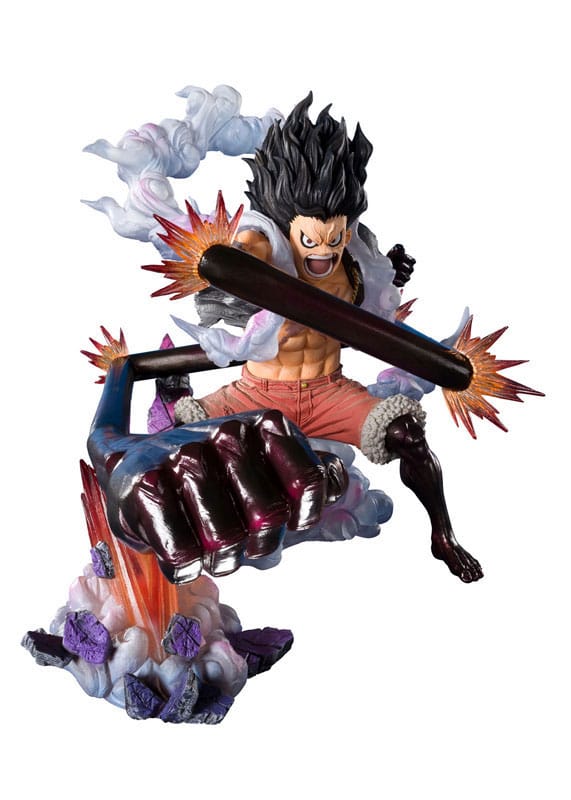 One Piece Figuarts ZERO Extra Battle Estatua PVC Monkey D. Luffy Gear 4 Snake Man King Cobra 21 cm   TAMASHII NATIONS