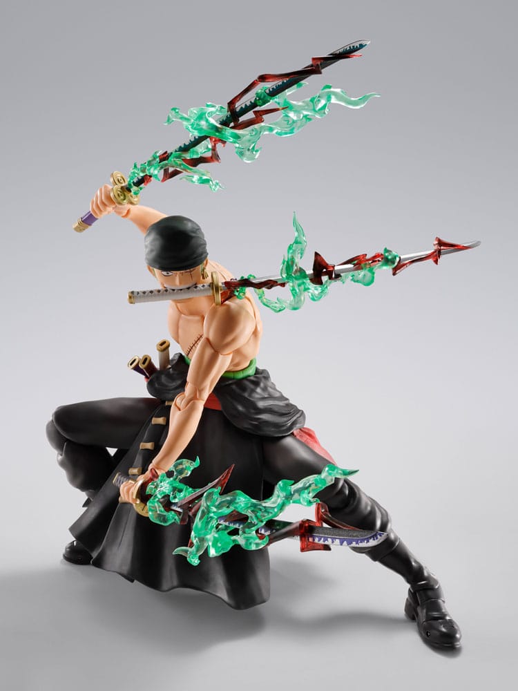 One Piece Figura S.H.Figuarts Roronoa Zoro The King of Hell 15 cm   TAMASHII NATIONS