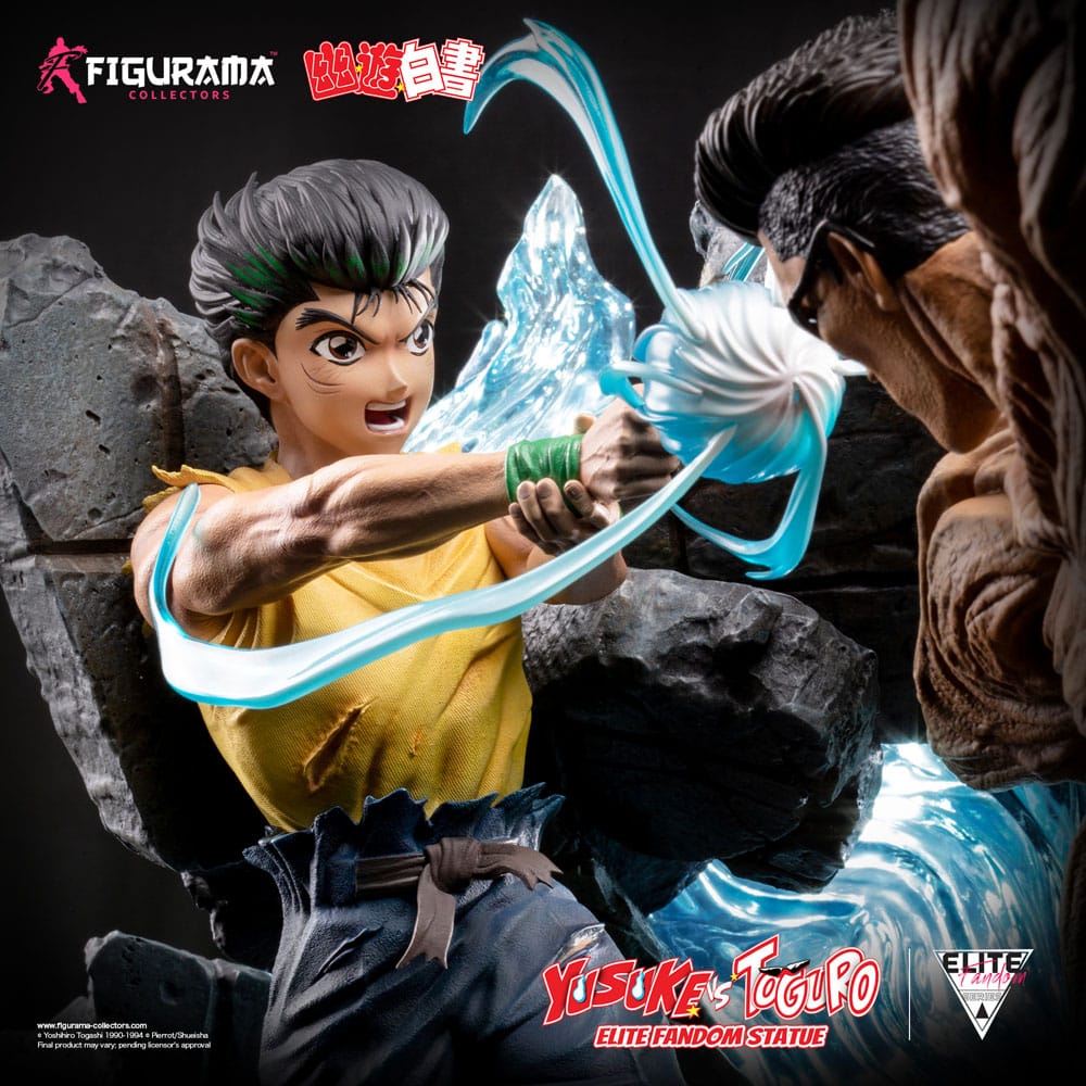 Yu Yu Hakusho Estatua Elite Exclusive 1/6 Yusuke vs Toguro 59 cm