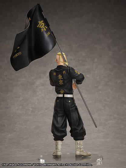 Tokyo Revengers Set de Estatua y Anillo PVC 1/8 Ken Ryuguji 30 cm  