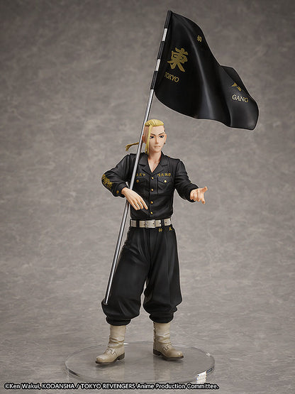 Tokyo Revengers Set de Estatua y Anillo PVC 1/8 Ken Ryuguji 30 cm  