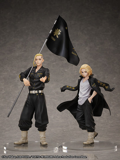 Tokyo Revengers Set de Estatua y Anillo PVC 1/8 Ken Ryuguji 30 cm  