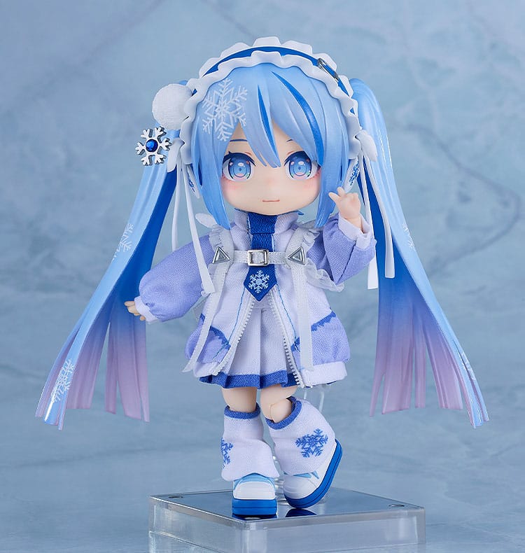 Character Vocal Series 01: Hatsune Miku Figura Nendoroid Doll Snow Miku: Yukiiro Pop Ver. 14 cm   GOOD SMILE