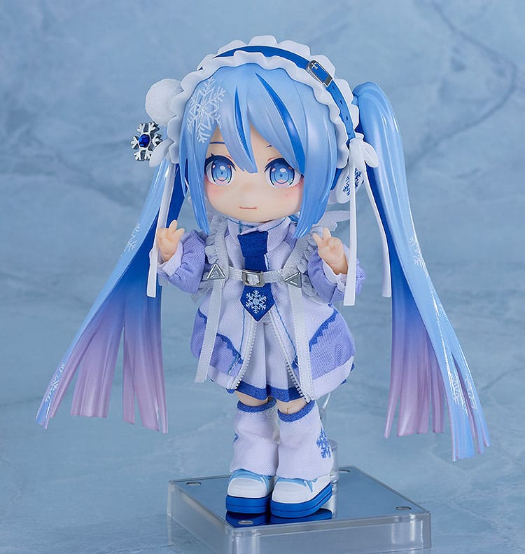 Character Vocal Series 01: Hatsune Miku Figura Nendoroid Doll Snow Miku: Yukiiro Pop Ver. 14 cm   GOOD SMILE