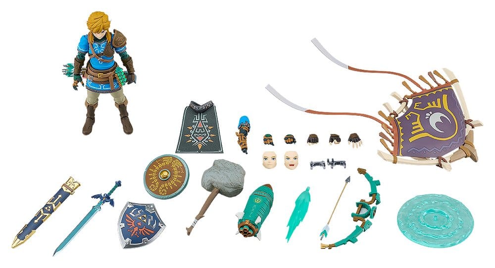 The Legend of Zelda Tears of the Kingdom Figura Figma Link Tears of the Kingdom Ver. DX Edition 15 cm