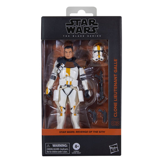 Figura Star Wars Episode III Black Series Figura Clone Lieutenant Galle 15 cm