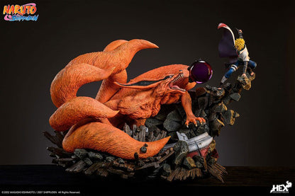 Naruto Shippuden Estatua 1/8 Battle of Destiny Namikaze Minato vs Kurama 59 cm  