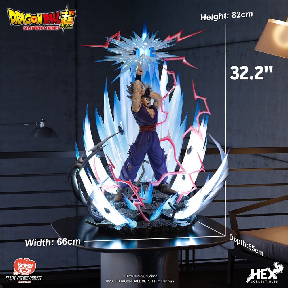 Resina Dragon Ball Super: Super Hero Estatua 1/4 Son Gohan 82 cm