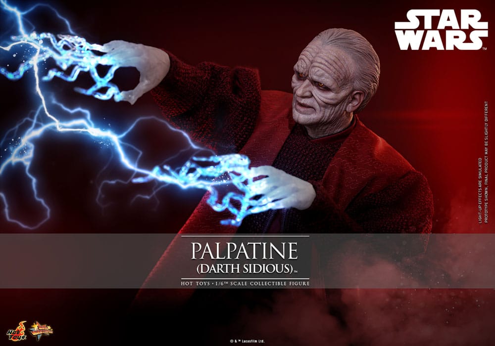 Figura Star Wars: Episodio III - La venganza de los Sith Figura 1/6 Palpatine (Darth Sidious) 29 cm