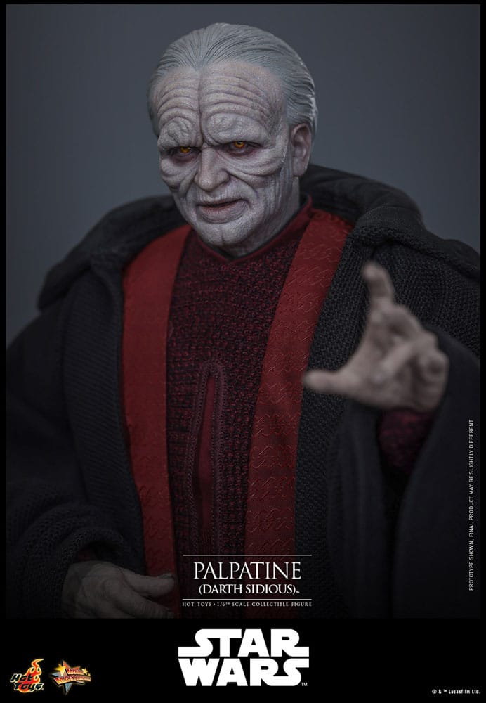 Figura Star Wars: Episodio III - La venganza de los Sith Figura 1/6 Palpatine (Darth Sidious) 29 cm