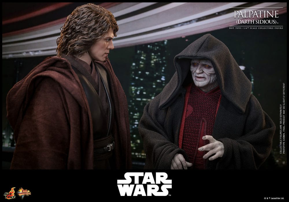 Figura Star Wars: Episodio III - La venganza de los Sith Figura 1/6 Palpatine (Darth Sidious) 29 cm