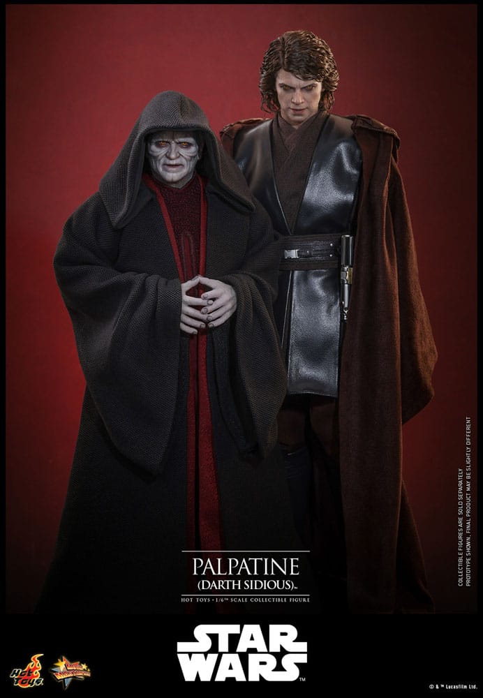 Figura Star Wars: Episodio III - La venganza de los Sith Figura 1/6 Palpatine (Darth Sidious) 29 cm