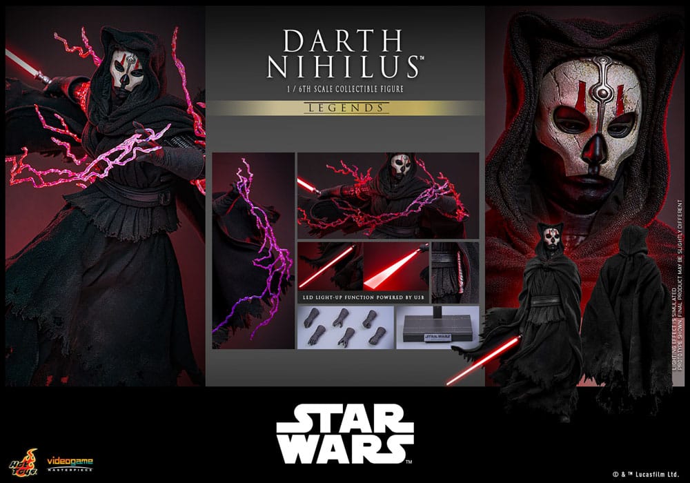 Figura Star Wars Figura 1/6 Darth Nihilus 31 cm