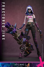 Arcane Figura 1/6 Fractured Jinx 28 cm   Hot Toys