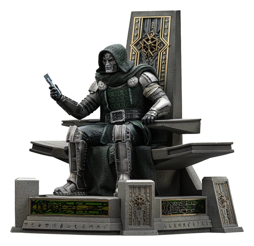 Avengers: Doomsday Estatua 1/10 Art Scale Doctor Doom on Throne 22 cm