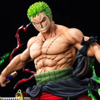 Estatua de Roronoa Zoro de la serie Legendary Straw Hat Crew de One Piece (Versión Premium) 34 cm   Jimei Palace