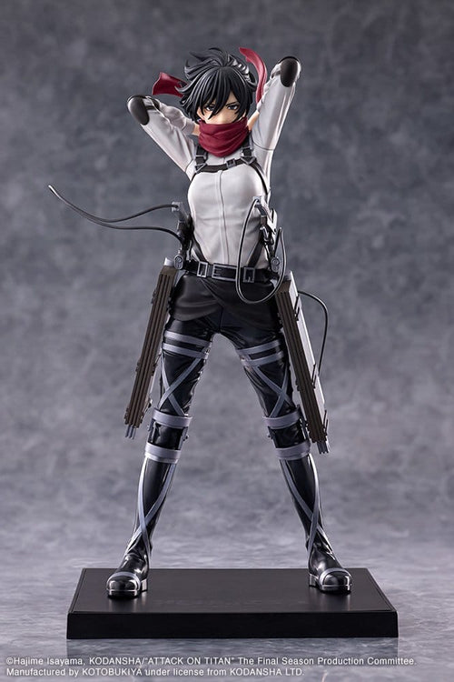 Estatua Attack on Titan: The Final Season PVC Oshi Works Mikasa Ackerman 25 cm   Kotobukiya