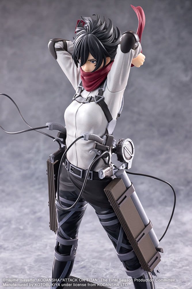 Estatua Attack on Titan: The Final Season PVC Oshi Works Mikasa Ackerman 25 cm