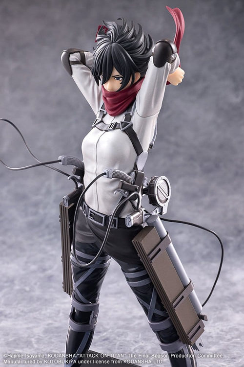 Estatua Attack on Titan: The Final Season PVC Oshi Works Mikasa Ackerman 25 cm   Kotobukiya