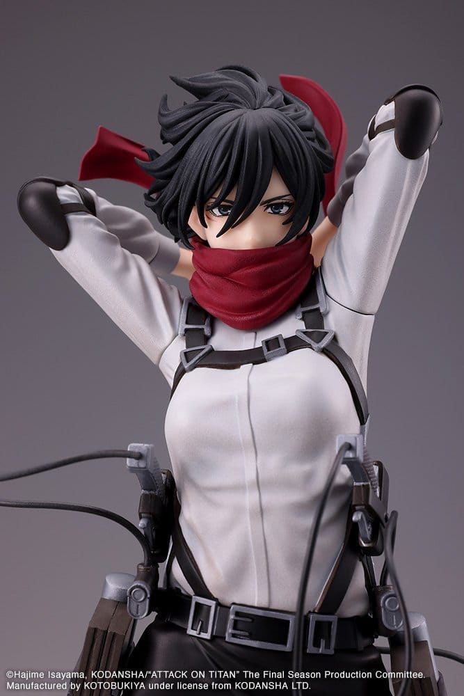 Estatua Attack on Titan: The Final Season PVC Oshi Works Mikasa Ackerman 25 cm