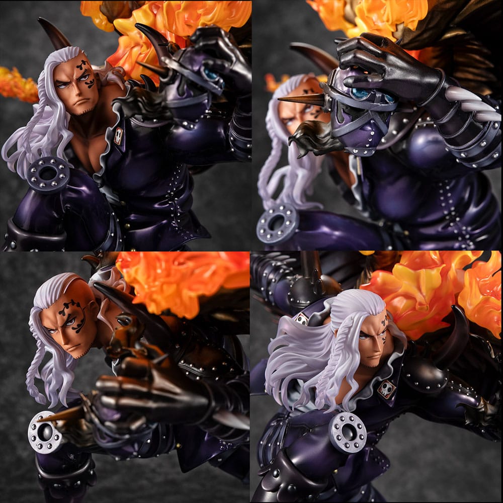 One Piece Estatua PVC Portrait Of Pirates WA-MAXIMUM Beasts Pirates All-Stars King 33 cm   Megahouse