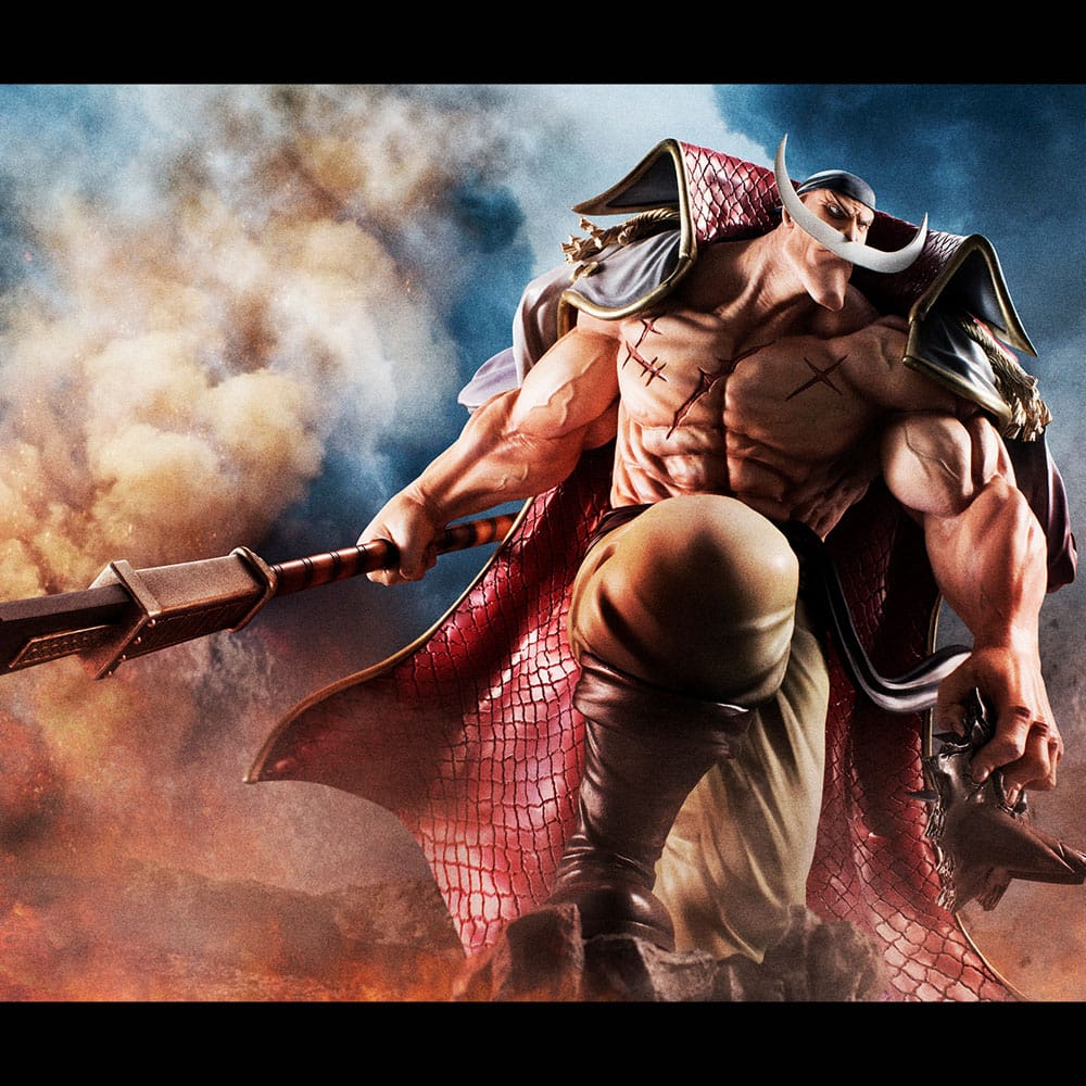 One Piece Estatua PVC P.O.P. NEO-Maximum White Beard Edward Newgate Super Limited Reprint Ver. 30 cm   Megahouse