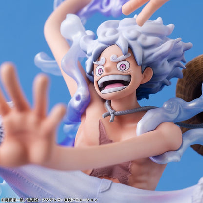 One Piece Figura PVC Portrait.Of.Pirates "Evolutionary History" Monkey D. Luffy "Gear Fifth" 26 cm