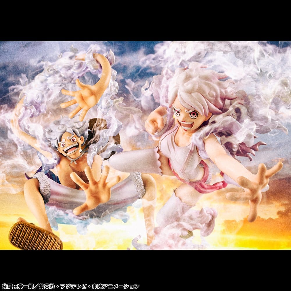 One Piece Figura PVC Portrait.Of.Pirates "Evolutionary History" Monkey D. Luffy "Gear Fifth" 26 cm