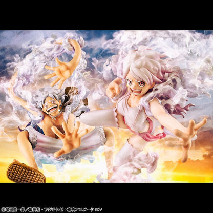 One Piece Figura PVC Portrait.Of.Pirates "Evolutionary History" Monkey D. Luffy "Gear Fifth" 26 cm