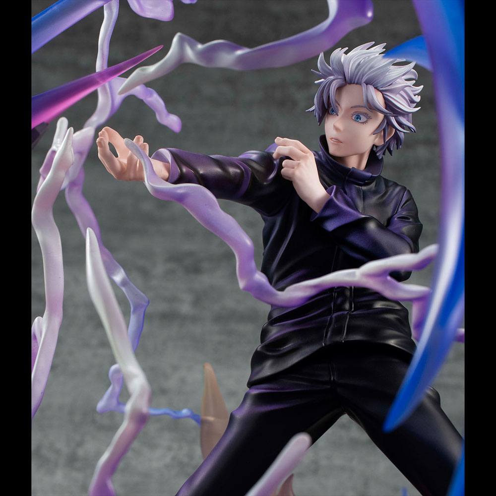 Jujutsu Kaisen Estatua PVC DX Satoru Gojo Kyoshiki Murasaki Ver. 26 cm   Megahouse