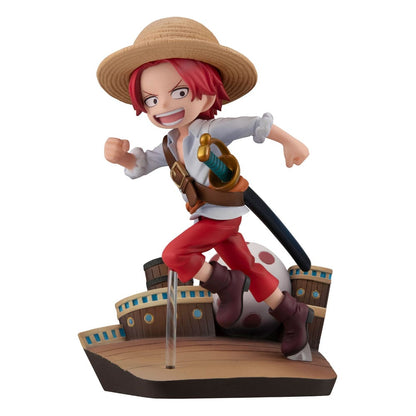One Piece Serie G.E.M. Estatua PVC Shanks Run! Run! Run! 13 cm   Megahouse