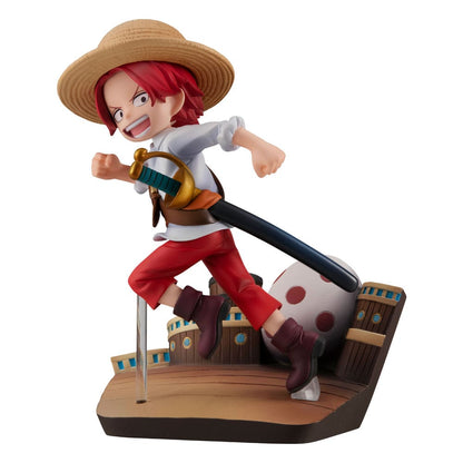 One Piece Serie G.E.M. Estatua PVC Shanks Run! Run! Run! 13 cm   Megahouse