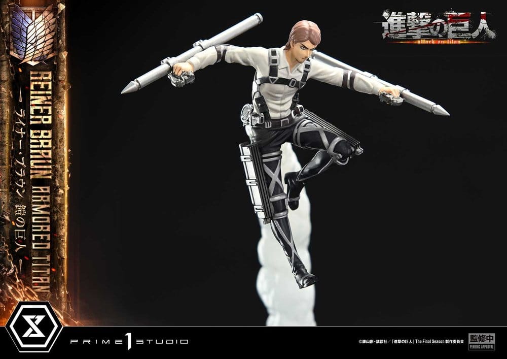 Ataque a los Titanes (TV animation) Ultimate Diorama Masterline Estatua Reiner Braun Armored Titan Bonus Version 75 cm