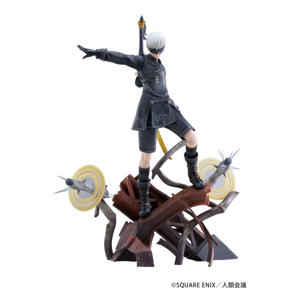 NieR:Automata Ver1.1a Estatua PVC 1/7 YoRHa No. 9 Type S Covering Fire 31 cm   Proof