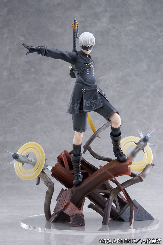 NieR:Automata Ver1.1a Estatua PVC 1/7 YoRHa No. 9 Type S Covering Fire 31 cm   Proof