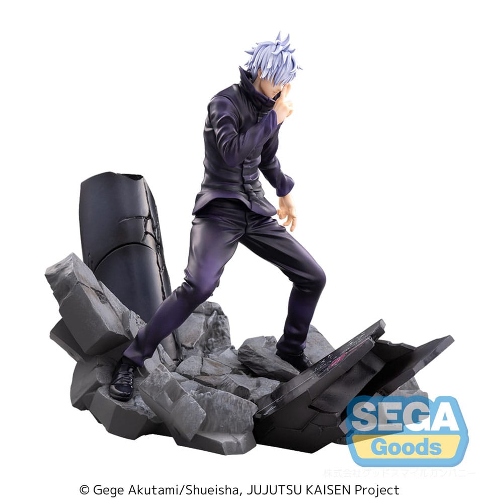 Jujutsu Kaisen Estatua Luminasta PVC Figurizm Shibuya Incident Satoru Gojo Unlimited Void 21 cm   SEGA