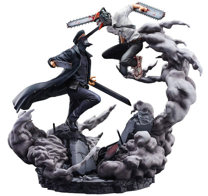Chainsaw Man Estatua Super Situation Figure Chainsaw Man vs. Samurai Sword 26 cm   SEGA