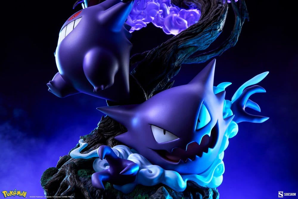 Figura Pokémon Diorama Gengar 37 cm Sideshow