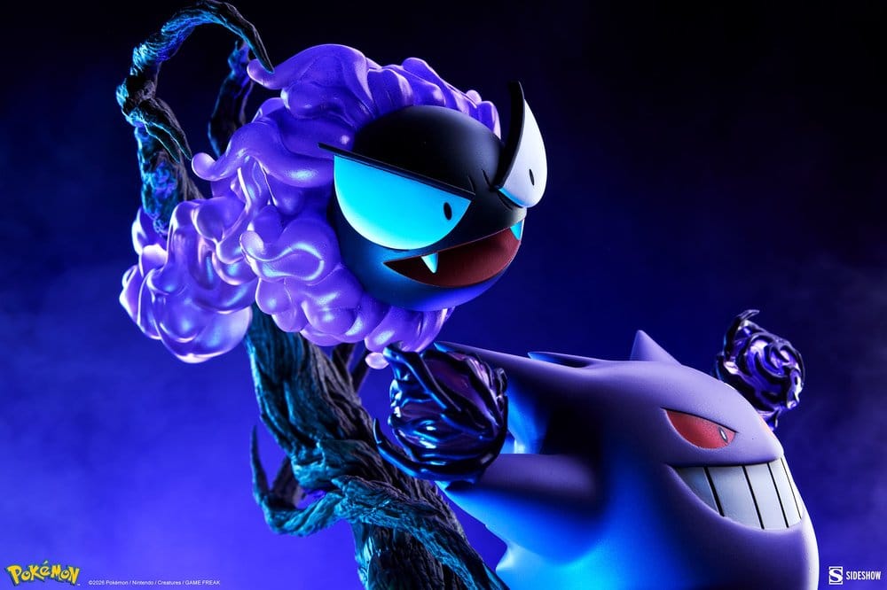 Figura Pokémon Diorama Gengar 37 cm Sideshow