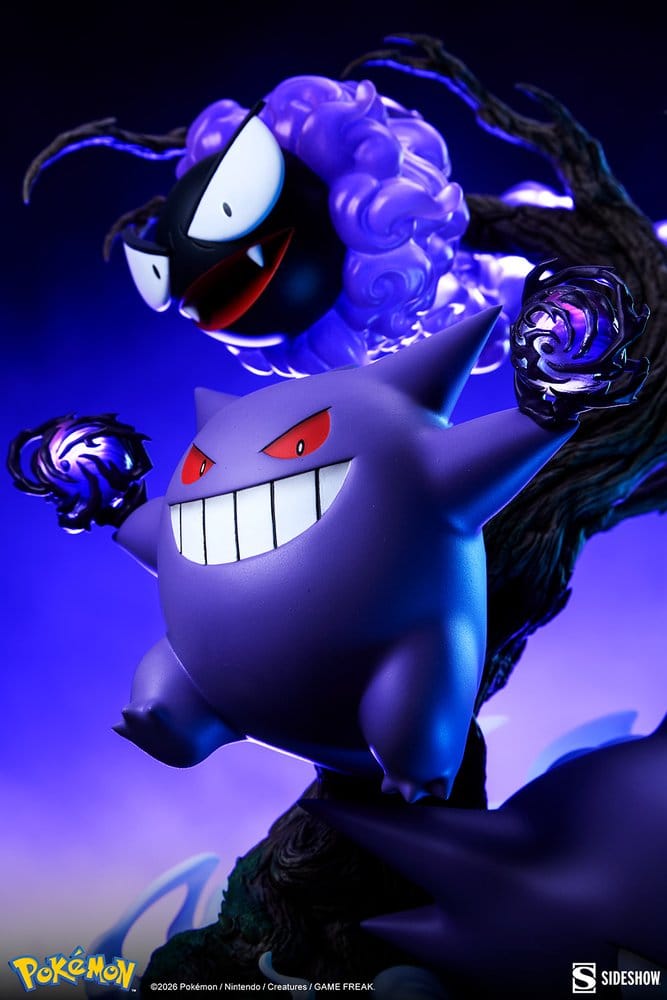 Figura Pokémon Diorama Gengar 37 cm Sideshow