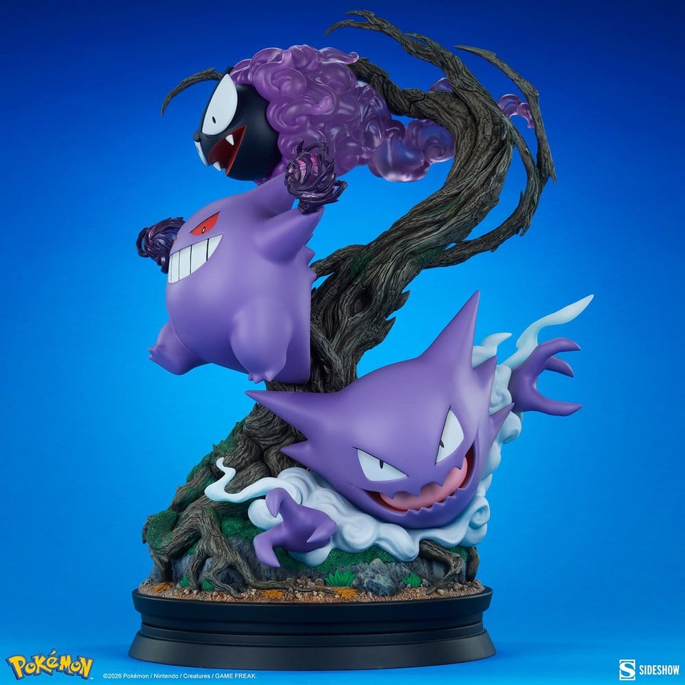 Figura Pokémon Diorama Gengar 37 cm Sideshow