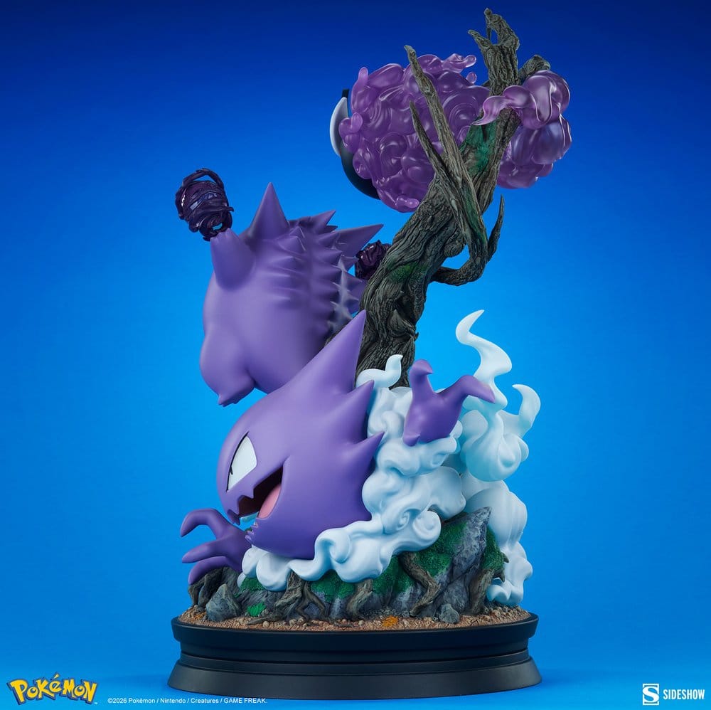 Figura Pokémon Diorama Gengar 37 cm Sideshow