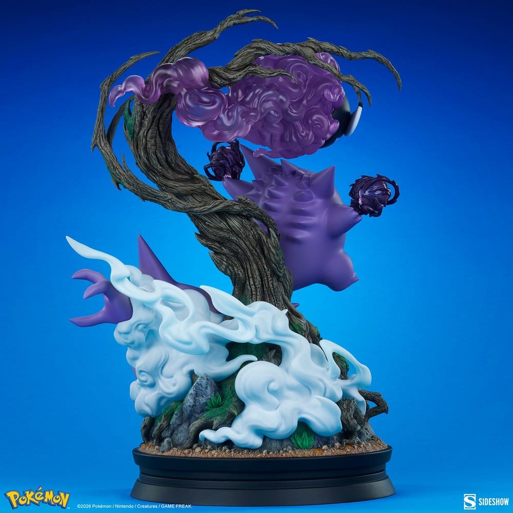 Figura Pokémon Diorama Gengar 37 cm Sideshow