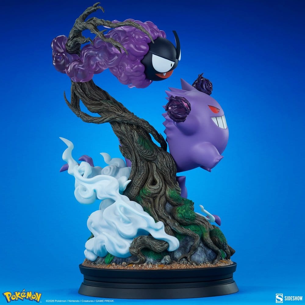 Figura Pokémon Diorama Gengar 37 cm Sideshow