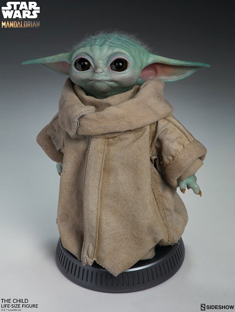 Star Wars The Mandalorian Estatua tamaño real The Child 42 cm