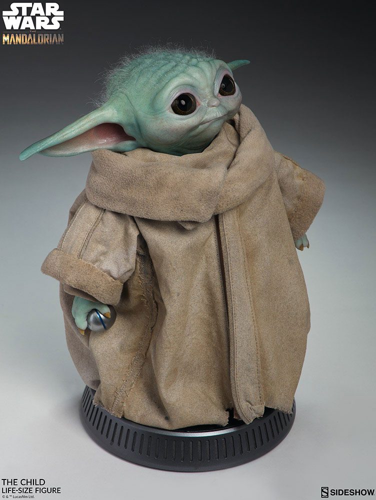 Star Wars The Mandalorian Estatua tamaño real The Child 42 cm