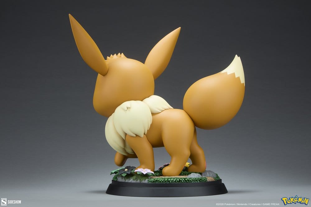 Resina Pokémon Eevee Life-Size Sideshow 34cm